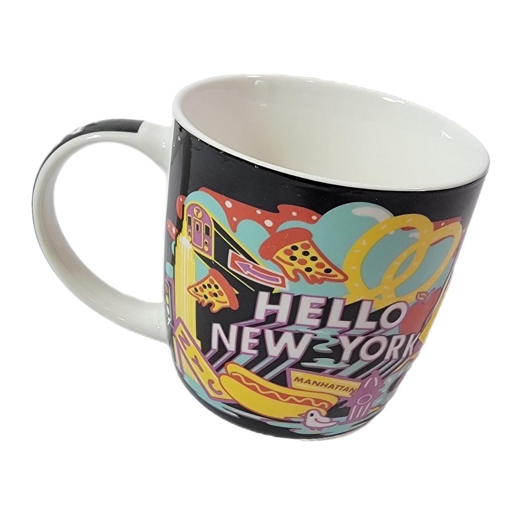 HELLO NEW YORK JAY JOSHUA PORCELAIN COFFEE CUP
